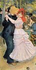 Pierre Auguste Renoir Famous Paintings - Dance at Bougival